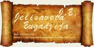 Jelisaveta Bugadžija vizit kartica